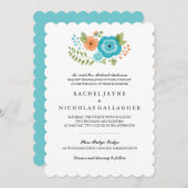 切り立った夏の花 | 結婚s 招待状 (正面/裏面)