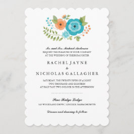 切り立った夏の花 | 結婚s 招待状