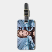 切り立て。アニメーションキャラクターデザイン ラゲッジタグ (正面縦)