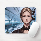 切り立て。アニメートされたキャラクターマウスマット マウスパッド (マウス)