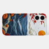 切り絵の海の風景 Case-Mate iPhoneケース (裏面 (横))