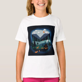 切り絵イラスト Tシャツ