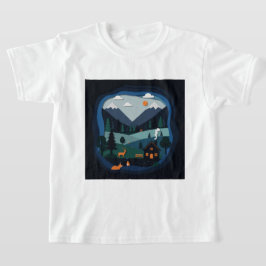 切り絵イラスト Tシャツ
