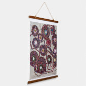 切り花 吊り下げ型タペストリー (傾斜あり)