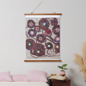 切り花 吊り下げ型タペストリー (寝室)