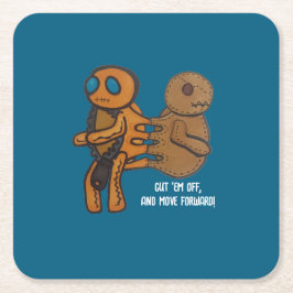 切り落とす スクエアペーパーコースター