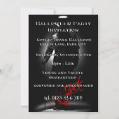 切り裂きジャックのハローウィンパーティの招待 招待状 (裏面)