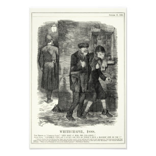切り裂きジャック- Whitechapel 1888年 フォトプリント