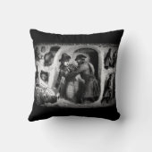 切り裂きジャックIllustの警察のニュースの装飾用クッション クッション (裏面)