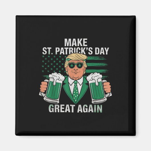 切り詰めたビールが再びSt patricks dayを素晴らし作る マグネット (正面)