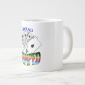 切り詰めた ジャンボコーヒーマグカップ (正面右)