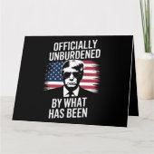 切り詰められたことによって公式に負担を負わない カード (正面)