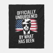 切り詰められたことによって公式に負担を負わない フリースブランケット (正面)