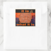 切り詰める 長方形シール (バッグ)