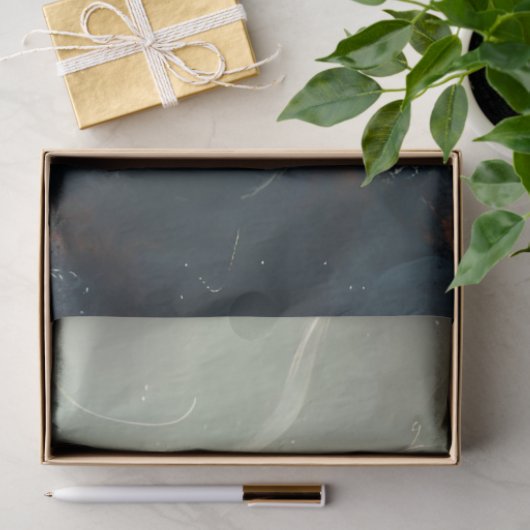 切り離された海で鮮やかに着色された海馬 薄葉紙 (ギフト)