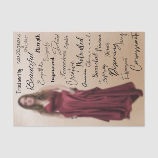 切り離しティッシュペーパー 薄葉紙 (正面)