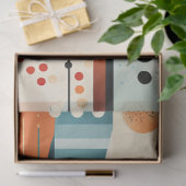 切り離し抽象芸術幾何形状の鮮やか色 薄葉紙 (ギフト)