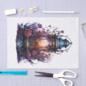 切り離し用ゴシック型ランタンアート 薄葉紙 (クラフト)