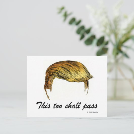 切り髪 ポストカード (スタンド正面)