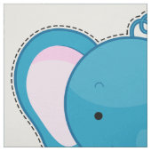 切り、縫って下さい: 青い象 ファブリック (見本)