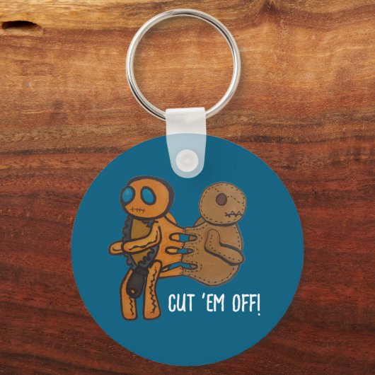 切る キーホルダー (正面)