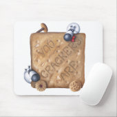 切れお茶はの焼けます-私をクラッカー運転します! マウスパッド (マウス)