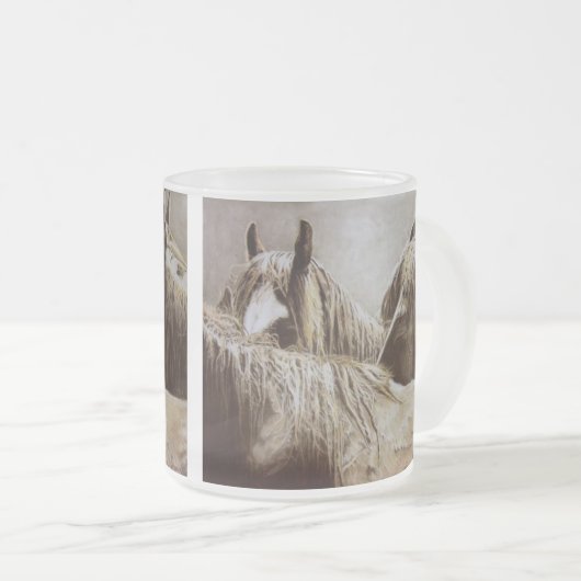 切れていなく霜の降りたなマグ フロストグラスマグカップ