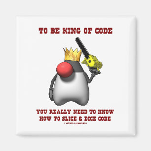 切れのサイコロを知る王があるためOf Code Really Need マグネット