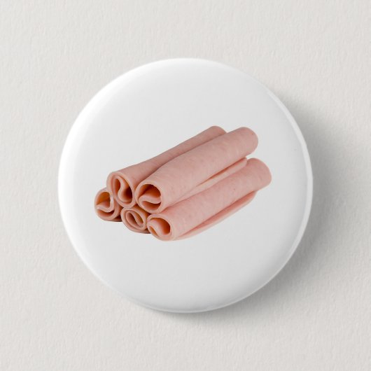 切れのハム 缶バッジ (正面)