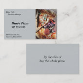 切れのピザ 名刺 (正面/裏面)
