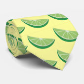 切れのライムのタイ ネクタイ (ロール)