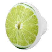 切れのライムの食器棚のノブ セラミックノブ (右)