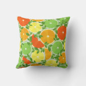 切れの柑橘類 クッション (裏面)