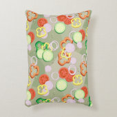 切れの野菜との質 アクセントクッション (正面(垂直))
