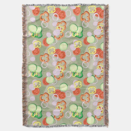 切れの野菜との質 スローブランケット (正面縦)