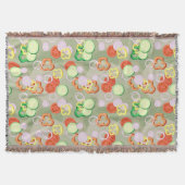 切れの野菜との質 スローブランケット (正面)