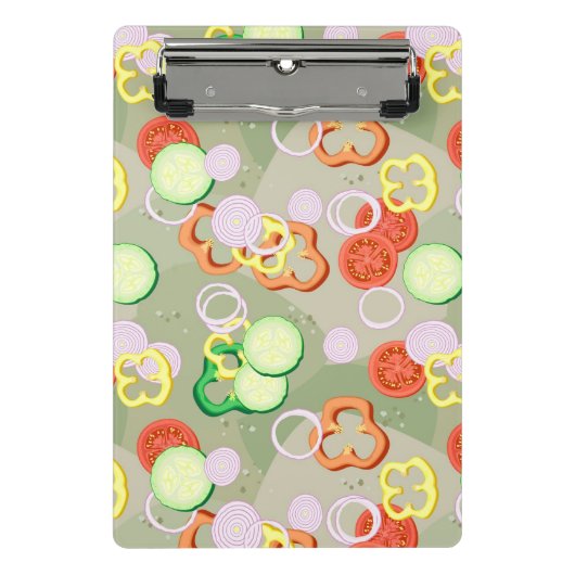 切れの野菜との質 ミニクリップボード (正面)