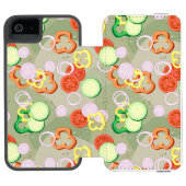 切れの野菜との質 INCIPIO iPhoneウォレットケース (フォリオ Open)