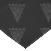 切れのPiの三角形 テーブルクロス (アングル)