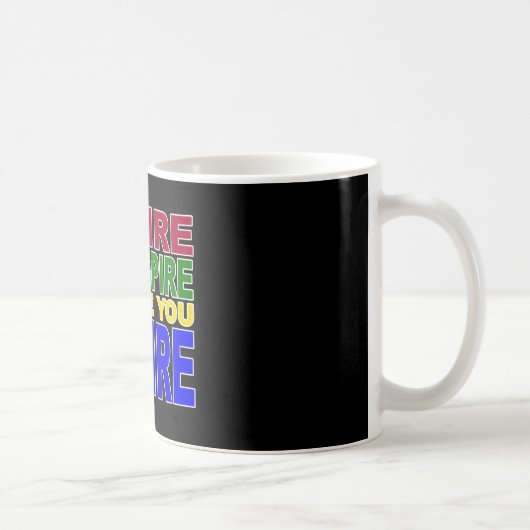 切れる前にインスパイア熱望して下さい コーヒーマグカップ (右)