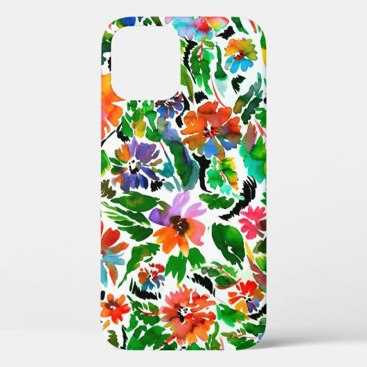 切れ目のない花柄  Case-Mate iPhoneケース (裏面)