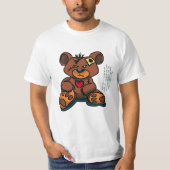 切ユニセックスり取りと縫い目(AOP) Tシャツ (正面)