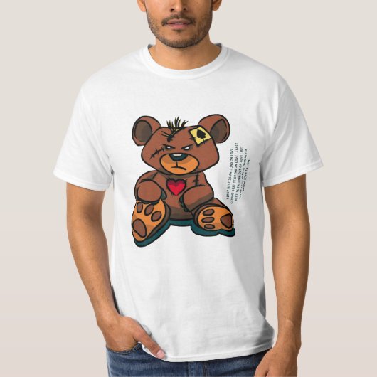 切ユニセックスり取りと縫い目(AOP) Tシャツ (正面)