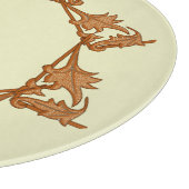 切削ボード – 円離れ中の鉄製の(八角形) カッティングボード (角)