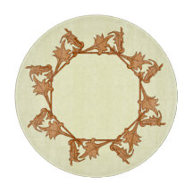 切削ボード – 円離れ中の鉄製の（八角形）