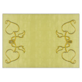 切削ボード – 黄色い枠の離れ輪郭 カッティングボード (正面)