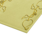 切削ボード – 黄色い枠の離れ輪郭 カッティングボード (角)