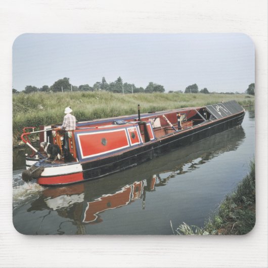 切口のNarrowboat マウスパッド (正面)
