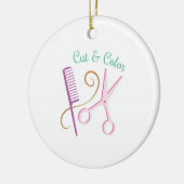 切口及び色 セラミックオーナメント (左)