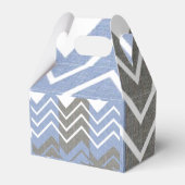 切妻優先ボックス茶色と白 フェイバーボックス (裏面サイド)